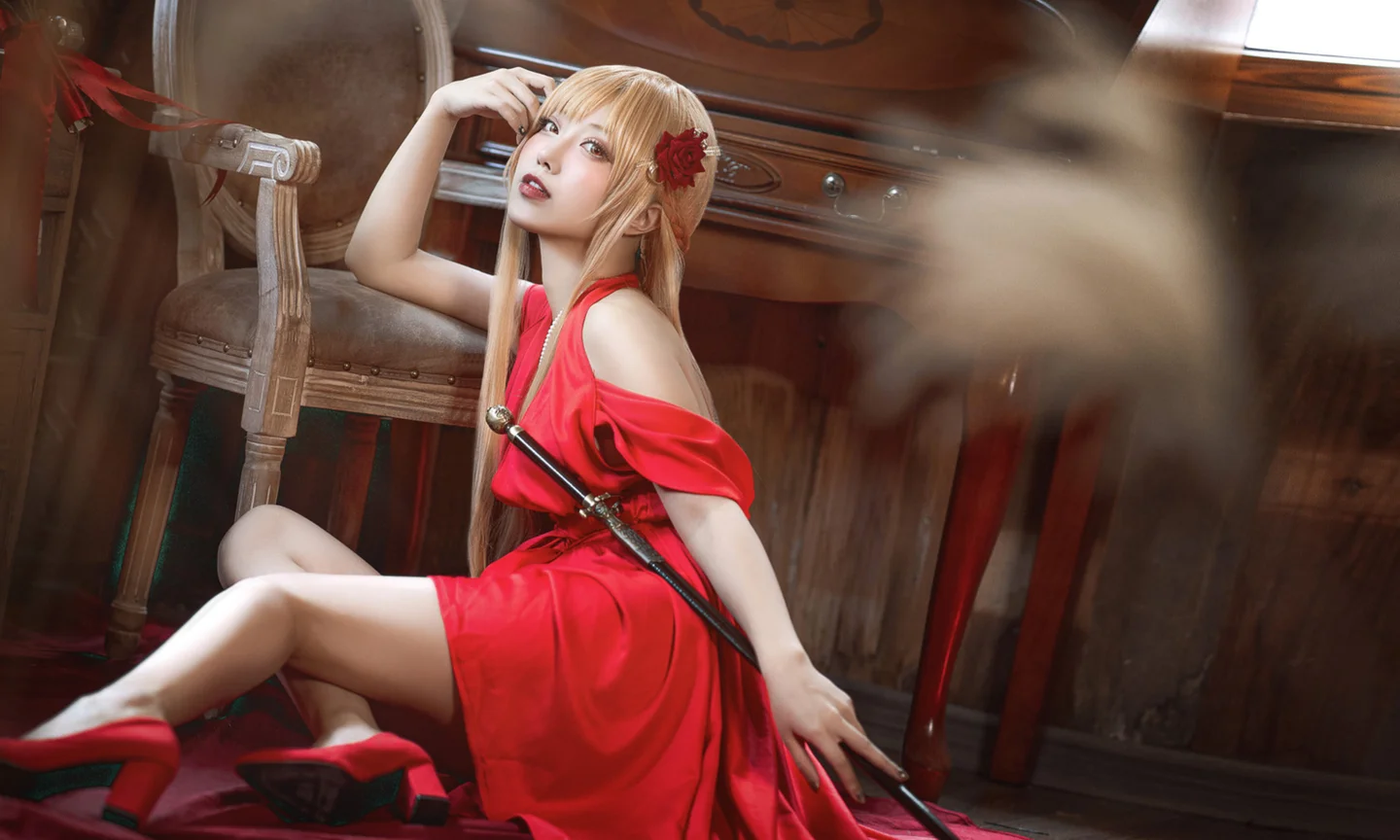 切切celia - 刀剑神域·亚丝娜 礼服 [28P-534MB] tg@simisebaisi 【丝足阁】023.webp